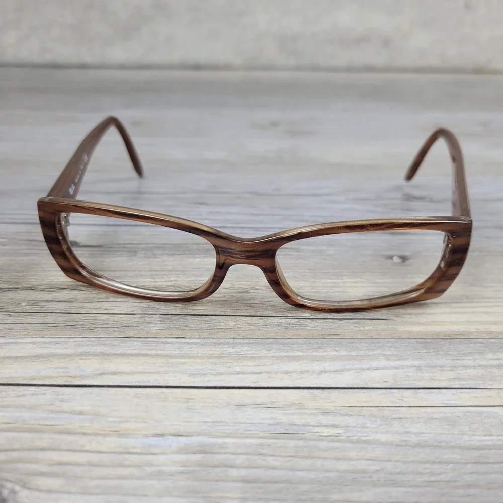 Ray-Ban Eyeglasses RB 4067 689 Brown Rectangular Frames‎ Only 52-16-145